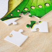 Kleurrijke vlinder legpuzzel (Zijkant)