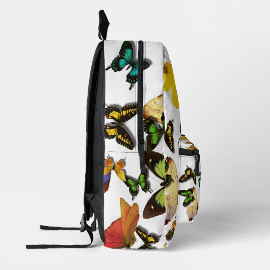 Kleurrijke Vlinder Patroon All over print rugzak (Links)