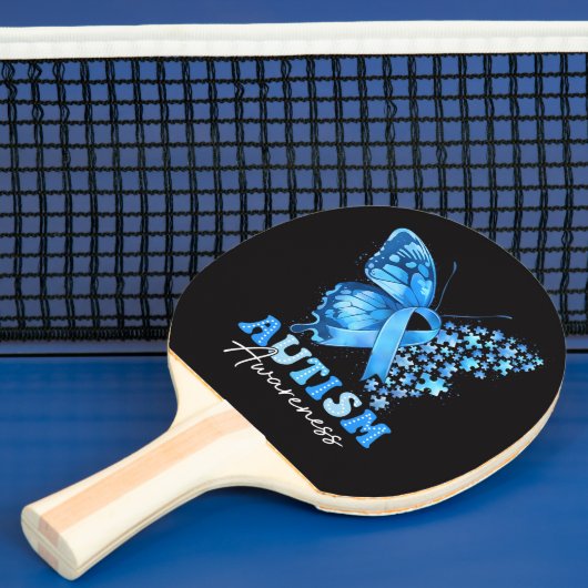 Kleurrijke Vlinder Puzzel Tafeltennisbatje (Insitu)