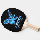 Kleurrijke Vlinder Puzzel Tafeltennisbatje (Zijkant)