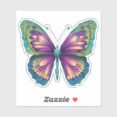 Kleurrijke Vlinder Waterdicht Sticker (Vel)