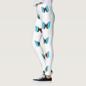 Kleurrijke vlinderdruk leggings (Links)