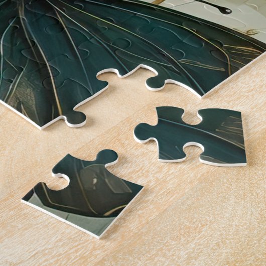 Kleurrijke Vlinders en Bloemen (5) Legpuzzel (Zijkant)