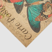 , kleurrijke vlinders en moth French Tissuepapier (Detail)