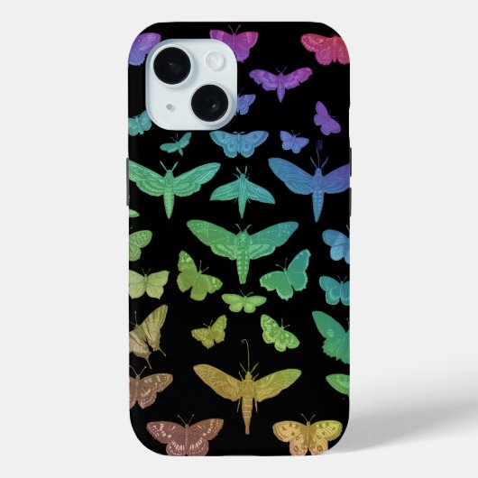  kleurrijke vlinders motten insecten Case-Mate iPhone case (Achterkant)