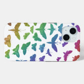  kleurrijke vlinders motten insecten Case-Mate iPhone case (Achterkant (horizontaal))