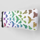 kleurrijke vlinders motten insecten golfheadcover (Voorkant)