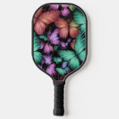 Kleurrijke Vlinders Print Pickleball Paddle (Achterkant)