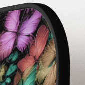 Kleurrijke Vlinders Print Pickleball Paddle (Links Detail)