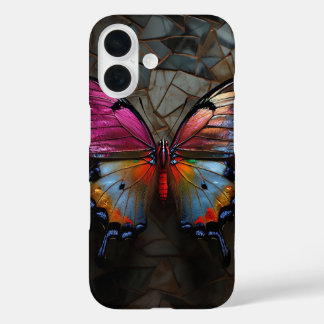 Kleurrijke vlindertelefoonhoes – Elegante Natuur iPhone 16 Hoesje