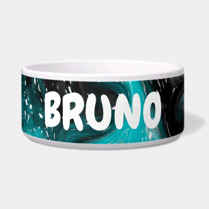 Kleurrijke, vlotte kunst Abstracte marmer, speciaa Voerbakje