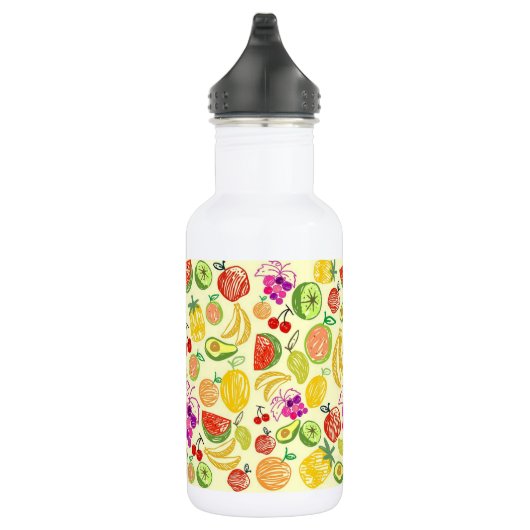 Kleurrijke Voedsel Waterfles Waterfles (Rechts)
