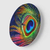 Kleurrijke voetafdruk grote klok (Hoek)