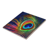 Kleurrijke voetafdruk tegeltje (Zijkant)