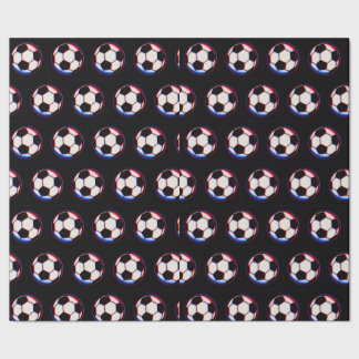 Kleurrijke Voetbal Inpakpapier