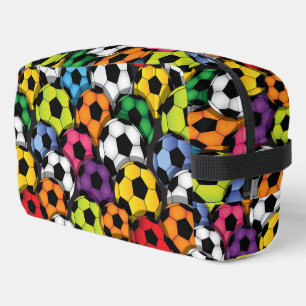 Kleurrijke Voetballen Design Dopp Kit toilettas Toilettasje