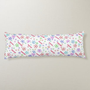 Kleurrijke Voetballen Kunststof Pillow Lichaamskussen