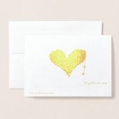 Kleurrijke vogel Aanpasbare tekst Echt All-Gelegen Folie Kaarten (Met envelop)