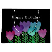 kleurrijke vogelgriep groot cadeauzakje (Voorkant)