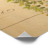 kleurrijke  vogels op  langger papier poster (Hoek)