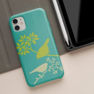 Kleurrijke vogelstand aangepaste iPhone-draagtas iPhone 15 Pro Max Hoesje