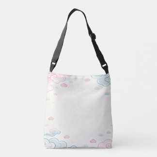 Kleurrijke Voorspoedige Wolken - Chinees Geïnspire Crossbody Tas