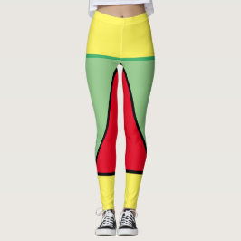 kleurrijke vormen leggings