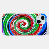 Kleurrijke vortex Case-Mate iPhone case (Achterkant (horizontaal))