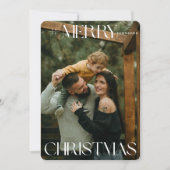 Kleurrijke vrolijke kerst Kaart (Voorkant)