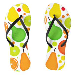 Kleurrijke Vruchtbare Vibrance Patroon Art Teenslippers