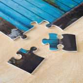 Kleurrijke wand, deur en sluitingen legpuzzel (Zijkant)