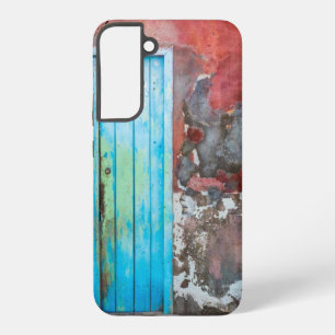 Kleurrijke wand, deur en sluitingen samsung galaxy hoesje