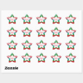 Kleurrijke Washi Tape Custom Star Stickers (Vel)