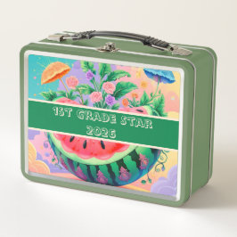 Kleurrijke watermeloen 1e klas ster 2025