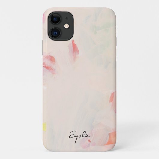 Kleurrijke Waterverf Abstracte Art Aangepaste tele Case-Mate iPhone Case (Achterkant)