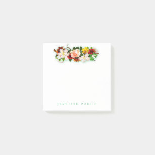 Kleurrijke Waterverf Bloemen  Rozen Post-it® Notes