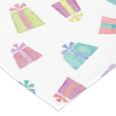 Kleurrijke waterverf cadeautjes partijontwerp tafelkleed (Gekanteld)