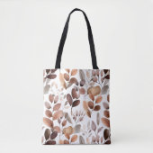Kleurrijke Waterverf Eucalyptus Leaves Rustic Boho Draagtas (Voorkant)