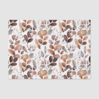 Kleurrijke Waterverf Eucalyptus Leaves Rustic Boho Tissuepapier