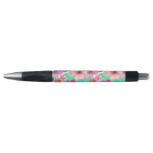 Kleurrijke Waterverf Floral Collage Pen (Voorkant)
