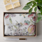 Kleurrijke  Waterverf Floral Tissuepapier (Geschenk)