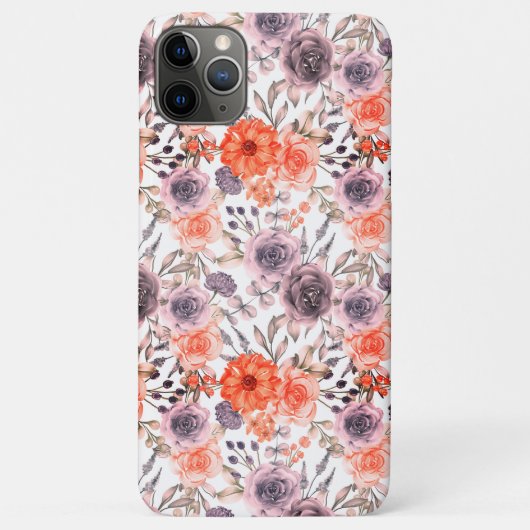 Kleurrijke Waterverf Flowers  Case-Mate iPhone Case (Achterkant)