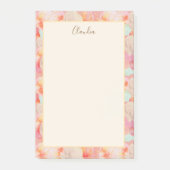 Kleurrijke Waterverf Ice Cream Persoonlijke Statio Post-it® Notes (Voorkant)