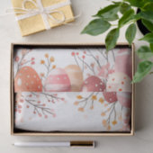 Kleurrijke waterverf paaseieren en konijn tissuepapier (Geschenk)