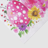 Kleurrijke waterverf paaseieren tissuepapier (Detail)