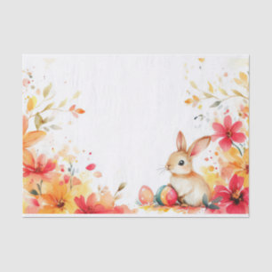 Kleurrijke waterverf paaseieren tissuepapier