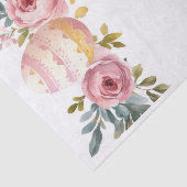 Kleurrijke waterverf paashaas tissuepapier (Detail)