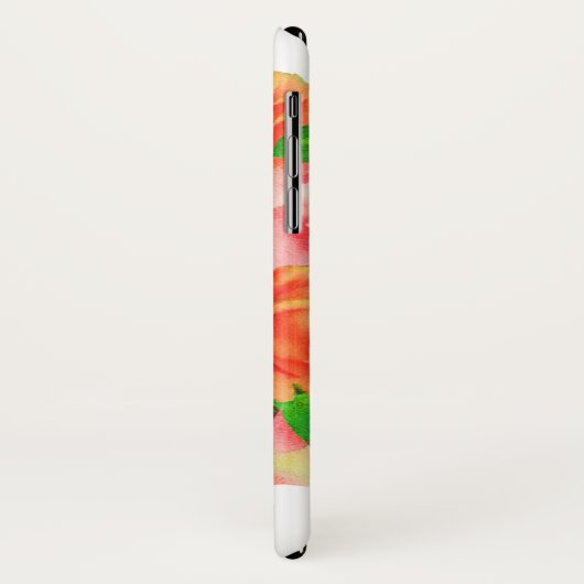 Kleurrijke Waterverf Rozen iPhone / iPad case (Achterkant/links)