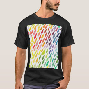 Kleurrijke Waterverf Splash Set T-shirt