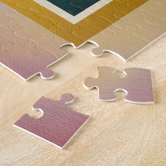 Kleurrijke Waterverf Spring Branch met Flowers Legpuzzel (Zijkant)